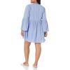Mud Pie Women’s Raylee Eyelet Dress(Blue)