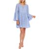 Mud Pie Women’s Raylee Eyelet Dress(Blue)