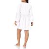 Mud Pie Women’s Raylee Eyelet Dress(White)
