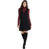 Mud Pie Women’s Wilder Suede Dress Burg(Black)