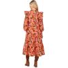 Mud Pie Women’s Women Priscilla Midi Dress(Rust/Copper)