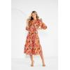 Mud Pie Women’s Women Priscilla Midi Dress(Rust/Copper)