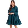 Mud Pie Women’s Women’s Adriana Bow Dress(Green)