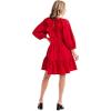Mud Pie Women’s Women’s Adriana Bow Dress(Red)