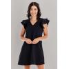 Mud Pie Womens Women’s Brighton Dress(Black)