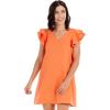 Mud Pie Womens Women’s Brighton Dress(Coral)