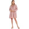 Mud Pie Women’s Women’s Esther Tiered Dress(Mauve)