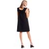 Mud Pie Women’s Women’s Larkin Ruffle Dress(Black)