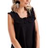 Mud Pie Women’s Women’s Larkin Ruffle Dress(Black)