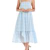 Mud Pie Women’s Women’s Vivianne Midi Dress(Blue)