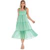 Mud Pie Women’s Women’s Vivianne Midi Dress(Green)