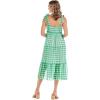 Mud Pie Women’s Women’s Vivianne Midi Dress(Green)