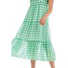 Mud Pie Women’s Women’s Vivianne Midi Dress(Green)