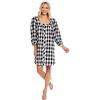 Mud Pie Atlanta(Black Gingham)