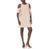 Mud Pie Women’s Birdie Ruffle Dress Pink(Pink)