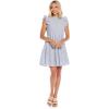 Mud Pie Women’s Dewberry Women’s Sleeveless Tiered Flounce Dress(Blue)