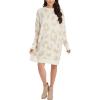 Mud Pie Women’s Hathaway Sweater Dress(White)