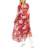 Mud Pie Women’s Mud Pie Simone Womens Maxi Dress(Red)