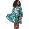 Mud Pie Women’s Mud Pie Women Celia Pleated Dress(Green)