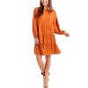 Mud Pie Womens Mud Pie Women’s Dallas Tiered Dress(Rust)