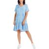 Mud Pie Women’s Mud Pie Women’s Tammy Tiered Dress(Blue)