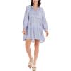 Mud Pie Women’s Women’s Esther Tiered Dress(Blue)