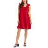 Mud Pie Women’s Women’s Larkin Ruffle Dress(Red)