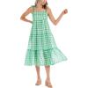Mud Pie Women’s Women’s Vivianne Midi Dress(Green)