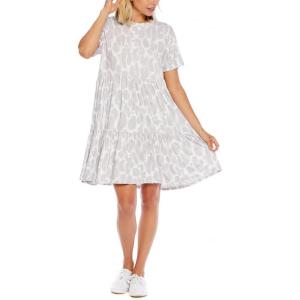 Mud Pie Poncey Dress(Gray Leopard)