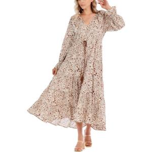 Mud Pie Women’s Dolan Maxi Dress(Tan)