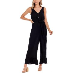 Mud Pie Women’s Maxine Jumpsuit(Black)