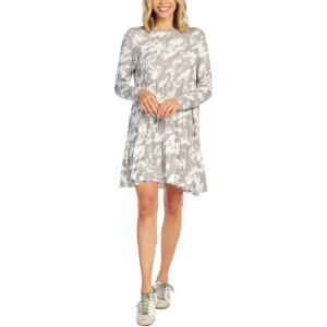 Mud Pie Women’s Mud Pie Minnie Tiered Womens Dress(Gray)