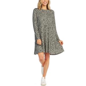 Mud Pie Women’s Mud Pie Minnie Tiered Womens Dress(Sage)