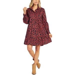 Mud Pie Women’s Mud Pie Polly Tiered Womens Dress(Rust)