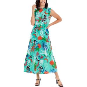 Mud Pie Women’s Mud Pie Women’s Bridgers Maxi Dress(Green)