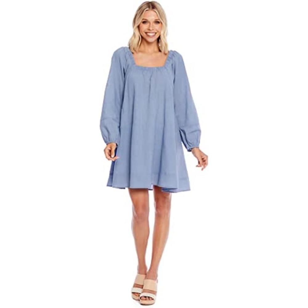 image:imageMud Pie Womens Mud Pie Ryland Womens Tiered DressBlue
