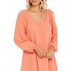 Mud Pie Women’s Mud Pie Ryland Women’s Tiered Dress(Coral)