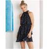 Mud Pie Women’s Pacey Flounce Dre(Black)