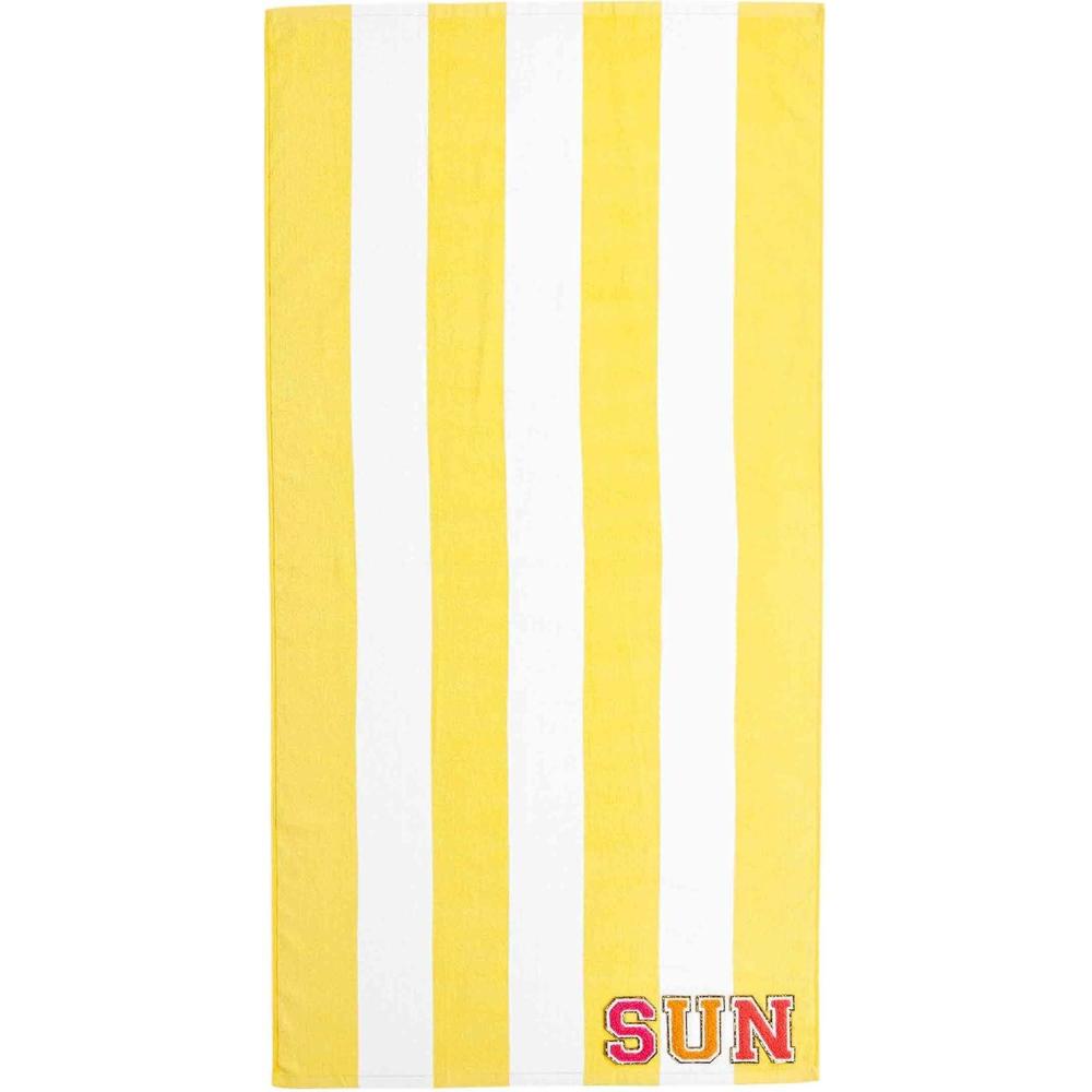 image:imageMud Pie Patch Beach Towel Yellow