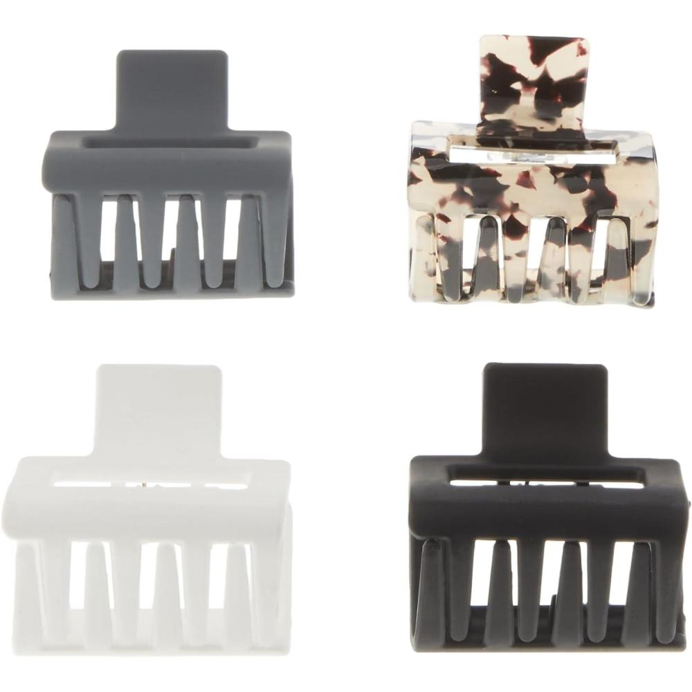 image:imageMud Pie Womens Mini Hair Clips Black One Size