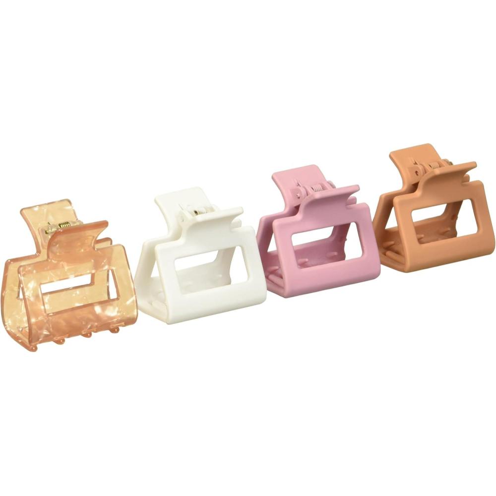 image:imageMud Pie Womens Mini Hair Clips Blush One Size