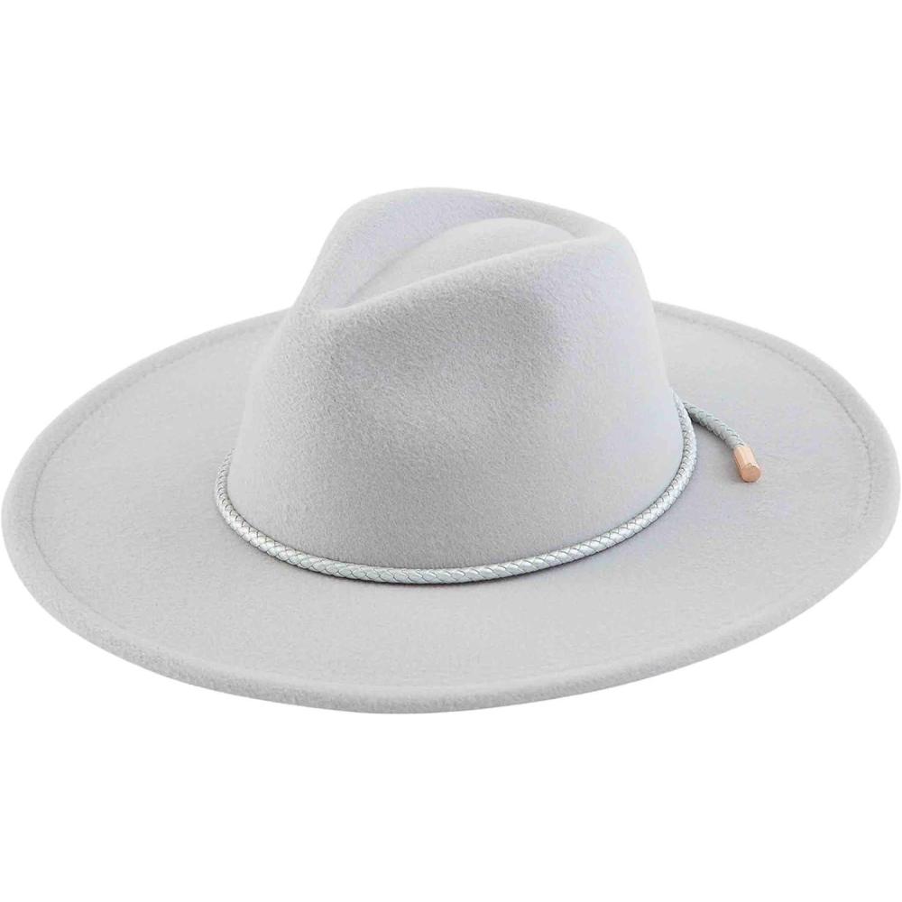 image:imageMud Pie Womens Mud Pie Womens Tied Braid FedoraGray