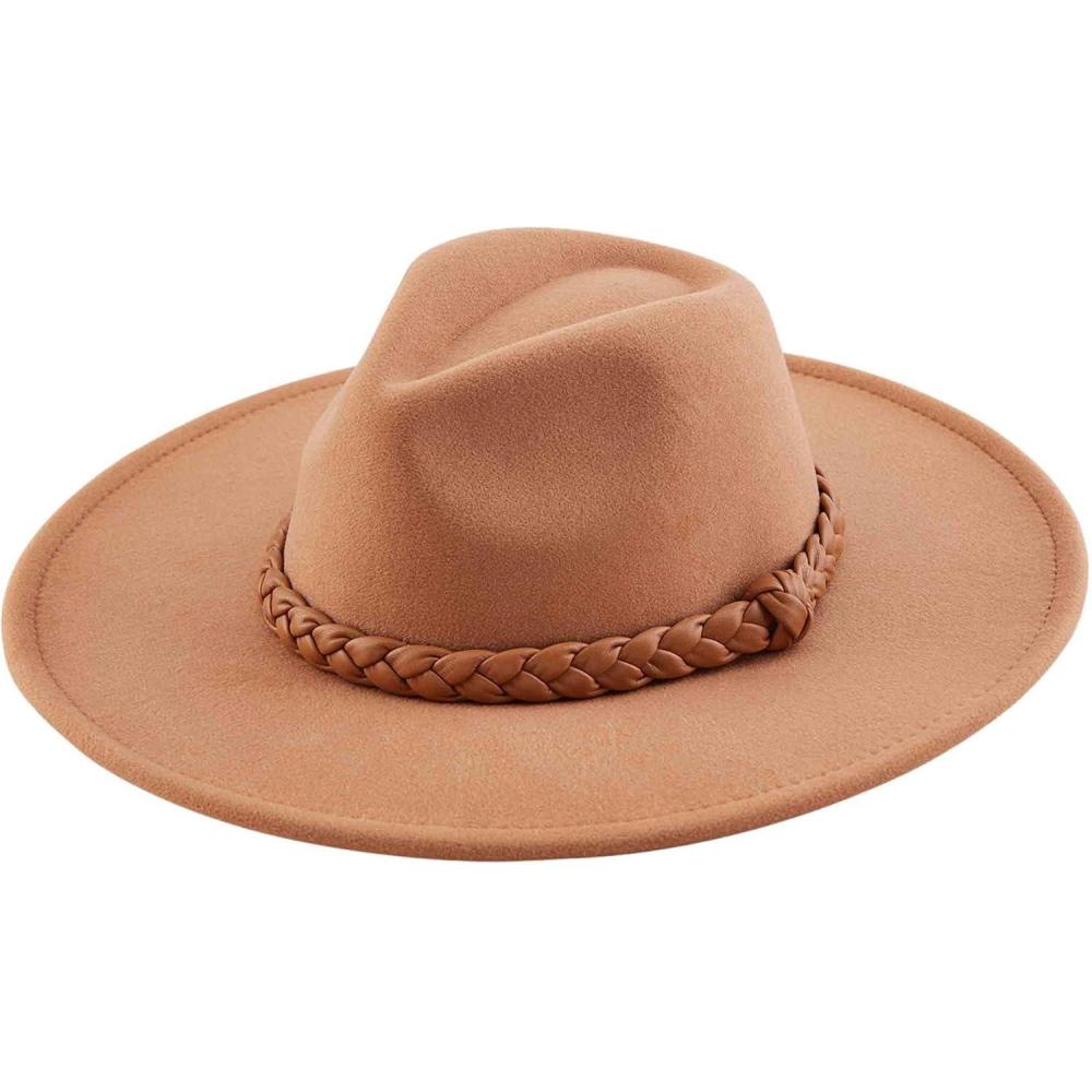 image:imageMud Pie Womens Womens Braided FedoraTan