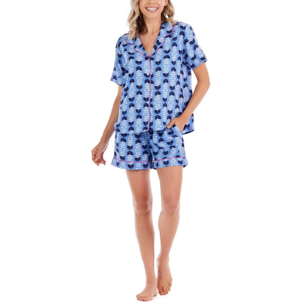 image:imageMud Pie Womens Womens Julianna Pajama SetBlue