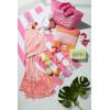 Mud Pie Patch Beach Towel, Pink