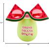 Mud Pie Summer Silicone Wine Glass Pc(Lime)