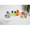 Mud Pie Summer Silicone Wine Glass Pc(Peach)