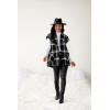 Mud Pie Women’s Mud Pie Womens Leather Trim Fedora(Black)