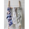Mud Pie Women’s Shimmer Abstract Scarf(Blue)