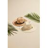 Mud Pie Women’s Women’s Braided Straw Fedora(Tan)